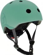 SCOOT AND RIDE Casca de protectie pentru copii cu sistem de reglare magnetic cu led Scoot Ride Forest S-M 3 ani+