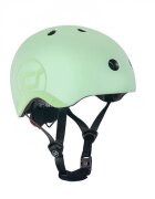 SCOOT AND RIDE Casca de protectie pentru copii cu sistem de reglare magnetic cu led Scoot Ride Kiwi S-M 3 ani+