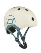 SCOOT AND RIDE Casca de protectie pentru copii cu sistem de reglare Scoot Ride Ash 1+