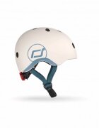SCOOT AND RIDE Casca de protectie pentru copii cu sistem de reglare Scoot Ride Ash 1+