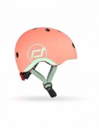 SCOOT AND RIDE Casca de protectie pentru copii cu sistem de reglare Scoot Ride Peach 1+