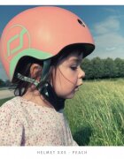 SCOOT AND RIDE Casca de protectie pentru copii cu sistem de reglare Scoot Ride Peach 1+
