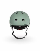SCOOT AND RIDE Casca de protectie pentru copii sistem de reglare magnetic cu led XXS-S 45-51 cm 1 an+ Green Lines Scoot Ride