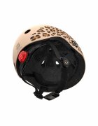 SCOOT AND RIDE Casca de protectie pentru copii sistem de reglare magnetic cu led XXS-S 45-51 cm 1 an+ Leopard Scoot Ride