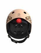 SCOOT AND RIDE Casca de protectie pentru copii sistem de reglare magnetic cu led XXS-S 45-51 cm 1 an+ Leopard Scoot Ride