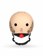 SCOOT AND RIDE Casca de protectie pentru copii sistem de reglare magnetic cu led XXS-S 45-51 cm 1 an+ Leopard Scoot Ride