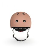 SCOOT AND RIDE Casca de protectie pentru copii sistem de reglare magnetic cu led XXS-S 45-51 cm 1 an+ Mocha Scoot Ride