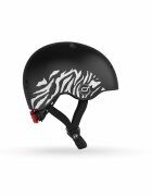SCOOT AND RIDE Casca de protectie pentru copii sistem de reglare magnetic cu led XXS-S 45-51 cm 1 an+ Zebra Scoot Ride