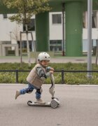 SCOOT AND RIDE Set de protectie genunchiere si cotiere marime S Ash