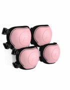 SCOOT AND RIDE Set de protectie genunchiere si cotiere marime S Rose