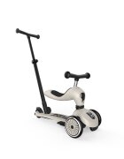 SCOOT AND RIDE Trotineta copii cu sezut si maner transformabila 3 in 1 Highwaykick 1 Push and Go Ash 1-5 ani pana la 50 kg Scoot Ride