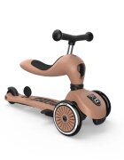 SCOOT AND RIDE Trotineta copii cu sezut si maner transformabila 3 in 1 Highwaykick 1 Push and Go Mocha 1-5 ani pana la 50 kg Scoot Ride
