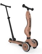 SCOOT AND RIDE Trotineta copii cu sezut si maner transformabila 3 in 1 Highwaykick 1 Push and Go Mocha 1-5 ani pana la 50 kg Scoot Ride