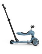 SCOOT AND RIDE Trotineta copii cu sezut si maner transformabila 3in1 Highwaykick 1 Push and Go Steel 1-5 ani pana la 50 kg Scoot Ride