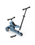 SCOOT AND RIDE Trotineta copii cu sezut si maner transformabila 3in1 Highwaykick 1 Push and Go Steel 1-5 ani pana la 50 kg Scoot Ride