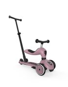 SCOOT AND RIDE Trotineta copii cu sezut si maner transformabila 3in1 Highwaykick 1 Push and Go Wildberry 1-5 ani pana la 50 kg Scoot Ride