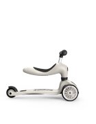 SCOOT AND RIDE Trotineta copii cu sezut transformabila 2 in 1 HighwayKick 1 Ash 1-5 ani pana la 50 kg Scoot Ride