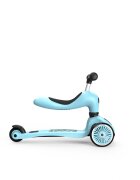SCOOT AND RIDE Trotineta copii cu sezut transformabila 2 in 1 HighwayKick 1 Blueberry 1-5 ani pana la 50 kg Scoot Ride