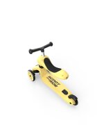 SCOOT AND RIDE Trotineta copii cu sezut transformabila 2 in 1 HighwayKick 1 Lemon 1-5 ani pana la 50 kg Scoot Ride