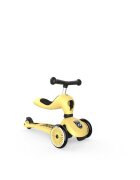 SCOOT AND RIDE Trotineta copii cu sezut transformabila 2 in 1 HighwayKick 1 Lemon 1-5 ani pana la 50 kg Scoot Ride
