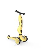 SCOOT AND RIDE Trotineta copii cu sezut transformabila 2 in 1 HighwayKick 1 Lemon 1-5 ani pana la 50 kg Scoot Ride