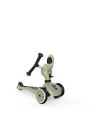 SCOOT AND RIDE Trotineta copii cu sezut transformabila 2 in 1 HighwayKick 1 Olive 1-5 ani pana la 50 kg Scoot Ride