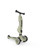SCOOT AND RIDE Trotineta copii cu sezut transformabila 2 in 1 HighwayKick 1 Olive 1-5 ani pana la 50 kg Scoot Ride