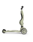 SCOOT AND RIDE Trotineta copii cu sezut transformabila 2 in 1 HighwayKick 1 Olive 1-5 ani pana la 50 kg Scoot Ride