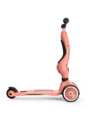 SCOOT AND RIDE Trotineta copii cu sezut transformabila 2 in 1 HighwayKick 1 Peach 1-5 ani pana la 50 kg Scoot Ride