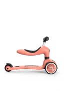 SCOOT AND RIDE Trotineta copii cu sezut transformabila 2 in 1 HighwayKick 1 Peach 1-5 ani pana la 50 kg Scoot Ride
