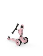 SCOOT AND RIDE Trotineta copii cu sezut transformabila 2 in 1 HighwayKick 1 Rose 1-5 ani pana la 50 kg Scoot Ride
