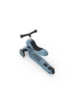 SCOOT AND RIDE Trotineta copii cu sezut transformabila 2 in 1 HighwayKick 1 Steel 1-5 ani pana la 50 kg Scoot Ride