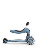 SCOOT AND RIDE Trotineta copii cu sezut transformabila 2 in 1 HighwayKick 1 Steel 1-5 ani pana la 50 kg Scoot Ride