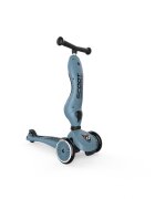 SCOOT AND RIDE Trotineta copii cu sezut transformabila 2 in 1 HighwayKick 1 Steel 1-5 ani pana la 50 kg Scoot Ride