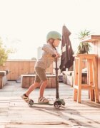 SCOOT AND RIDE Trotineta copii pliabila reglabila roti luminoase Highwaykick 3 Led Forest 3-6 ani pana la 50 kg Scoot Ride