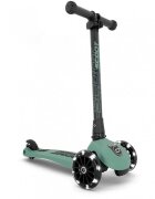 SCOOT AND RIDE Trotineta copii pliabila reglabila roti luminoase Highwaykick 3 Led Forest 3-6 ani pana la 50 kg Scoot Ride