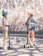 SCOOT AND RIDE Trotineta copii pliabila reglabila roti luminoase Highwaykick 5 Led Ash 5 ani + pana la 80 kg Scoot Ride
