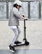 SCOOT AND RIDE Trotineta copii pliabila reglabila roti luminoase Highwaykick 5 Led Ash 5 ani + pana la 80 kg Scoot Ride