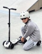 SCOOT AND RIDE Trotineta copii pliabila reglabila roti luminoase Highwaykick 5 Led Ash 5 ani + pana la 80 kg Scoot Ride