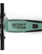 SCOOT AND RIDE Trotineta copii pliabila reglabila roti luminoase Highwaykick 5 Led Forest 5 ani + pana la 80 kg Scoot Ride