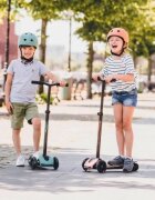 SCOOT AND RIDE Trotineta copii pliabila reglabila roti luminoase Highwaykick 5 Led Forest 5 ani + pana la 80 kg Scoot Ride