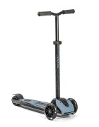 SCOOT AND RIDE Trotineta copii pliabila reglabila roti luminoase Highwaykick 5 Led Steel 5 ani + pana la 80 kg Scoot Ride
