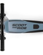 SCOOT AND RIDE Trotineta copii pliabila reglabila roti luminoase Highwaykick 5 Led Steel 5 ani + pana la 80 kg Scoot Ride