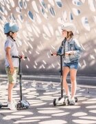 SCOOT AND RIDE Trotineta copii pliabila reglabila roti luminoase Highwaykick 5 Led Steel 5 ani + pana la 80 kg Scoot Ride
