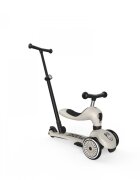 SCOOT AND RIDE Trotineta pentru copii 3 in 1 Premium Scoot Ride HighwayKick 1 Push and Go Miffy cu sezut si maner pentru parinte sistem anti-rasturnare 1-5 ani