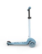 SCOOT AND RIDE Trotineta pentru copii Highwaykick 3S Led Steel pliabila reglabila roti led 3 ani+ greutate suportata 50 kg