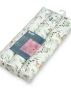 Sensillo Aparatoare laterala modulara pentru patut copii Caprioare 3x60 cm tip rulouhusa din bumbac umplutura antialergica
