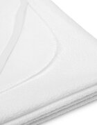 Sensillo Cearceaf impermeabil din frotte cu elastic pe coltcompatibil saltea 120x60 cm Alb