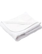Sensillo Cearceaf impermeabil din frotte cu elastic pe coltcompatibil saltea 120x60 cm Alb