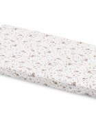 Sensillo Cearceaf imprimat Forest Beige pentru saltea copii 120x60 cmbanda elastica de fixarematerial din bumbac 100